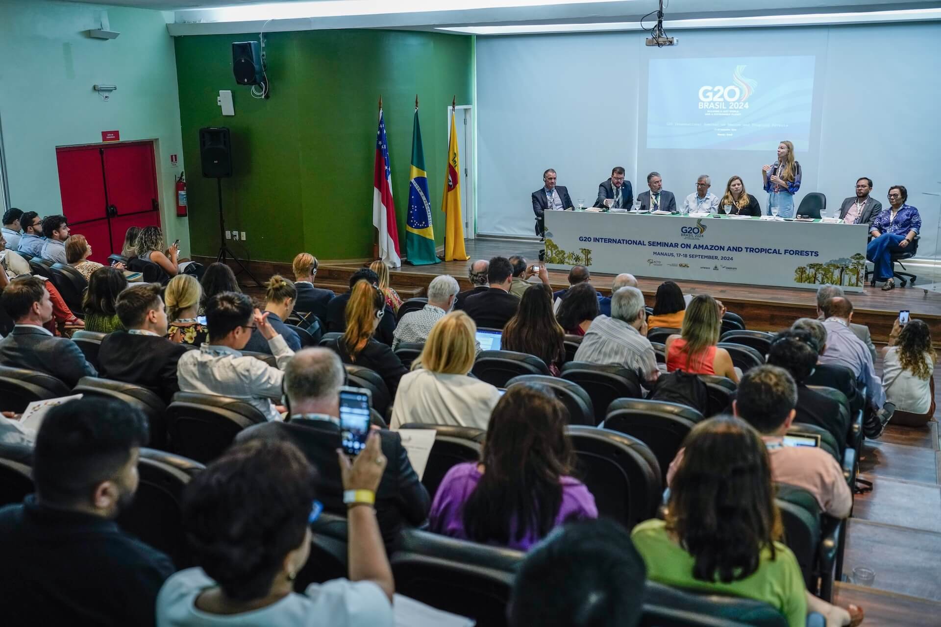Amazônia em Foco no G20: seminário em Manaus discute desafios e soluções para descarbonização e preservação da floresta | Foto: Audiovisual G20
