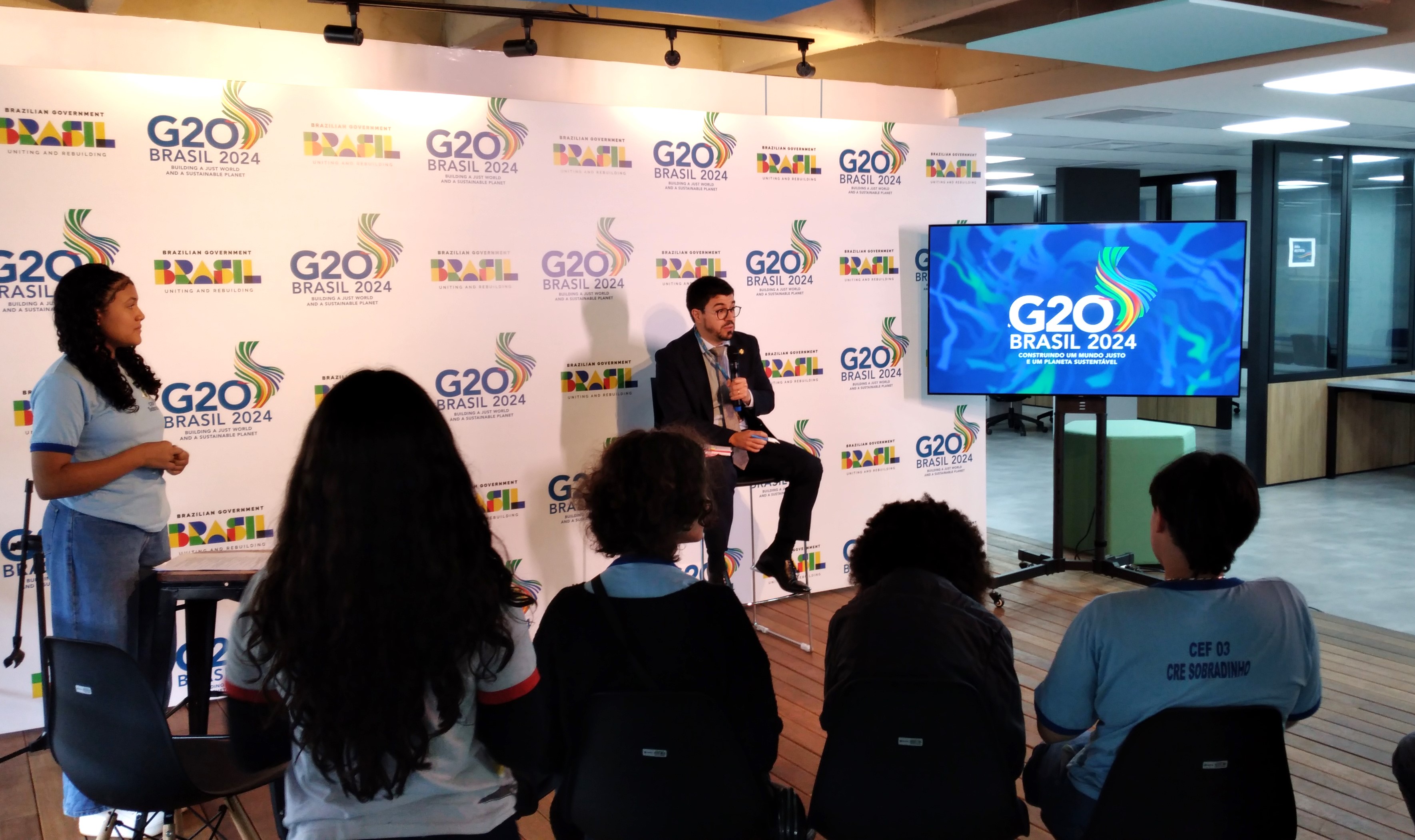 O Kids20 incentiva a produção jornalística multimídia feita por crianças e adolescentes | Foto: Comunicação G20