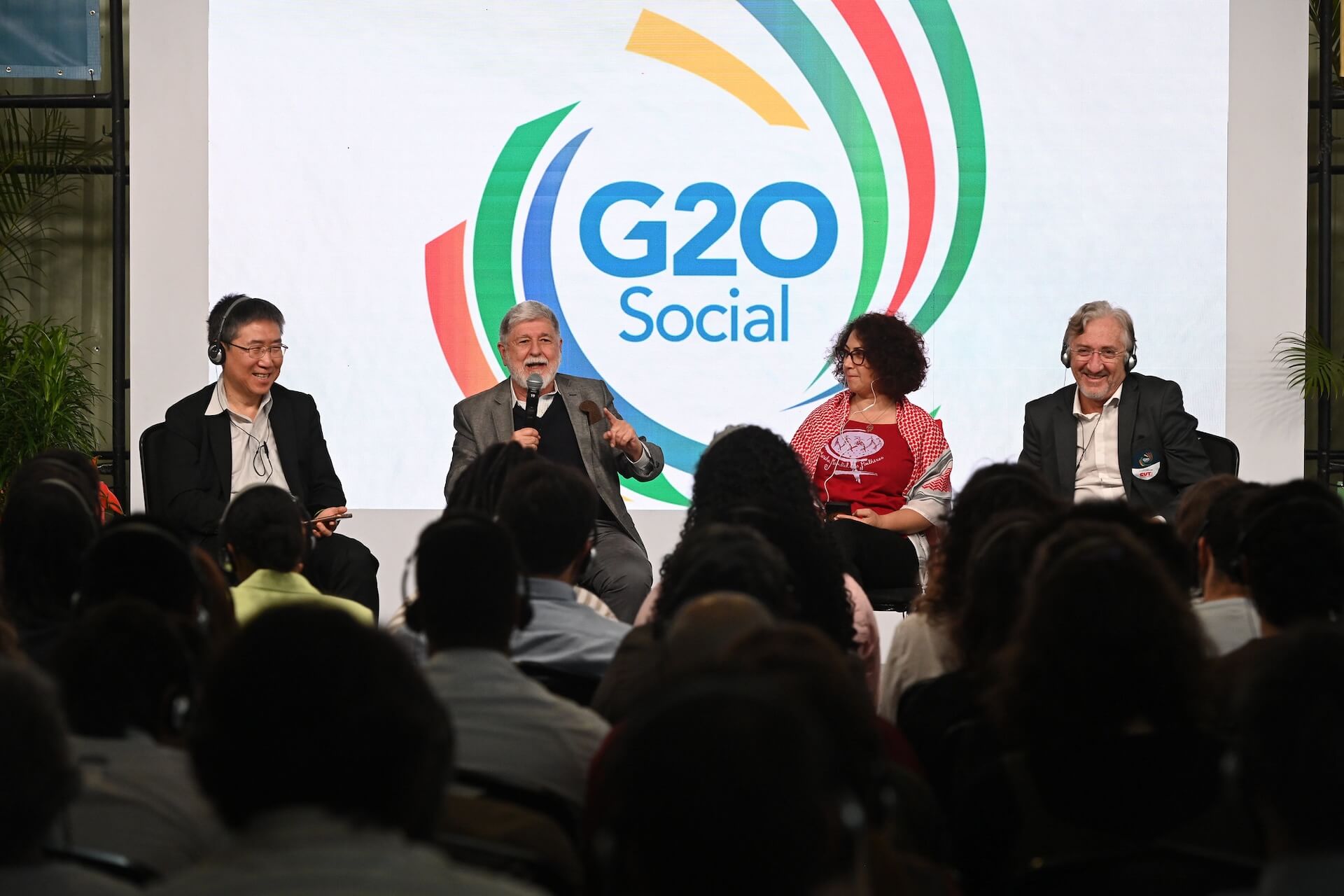 A Plenária Reforma da Governança Global do G20 Social. Foto: Audiovisual G20