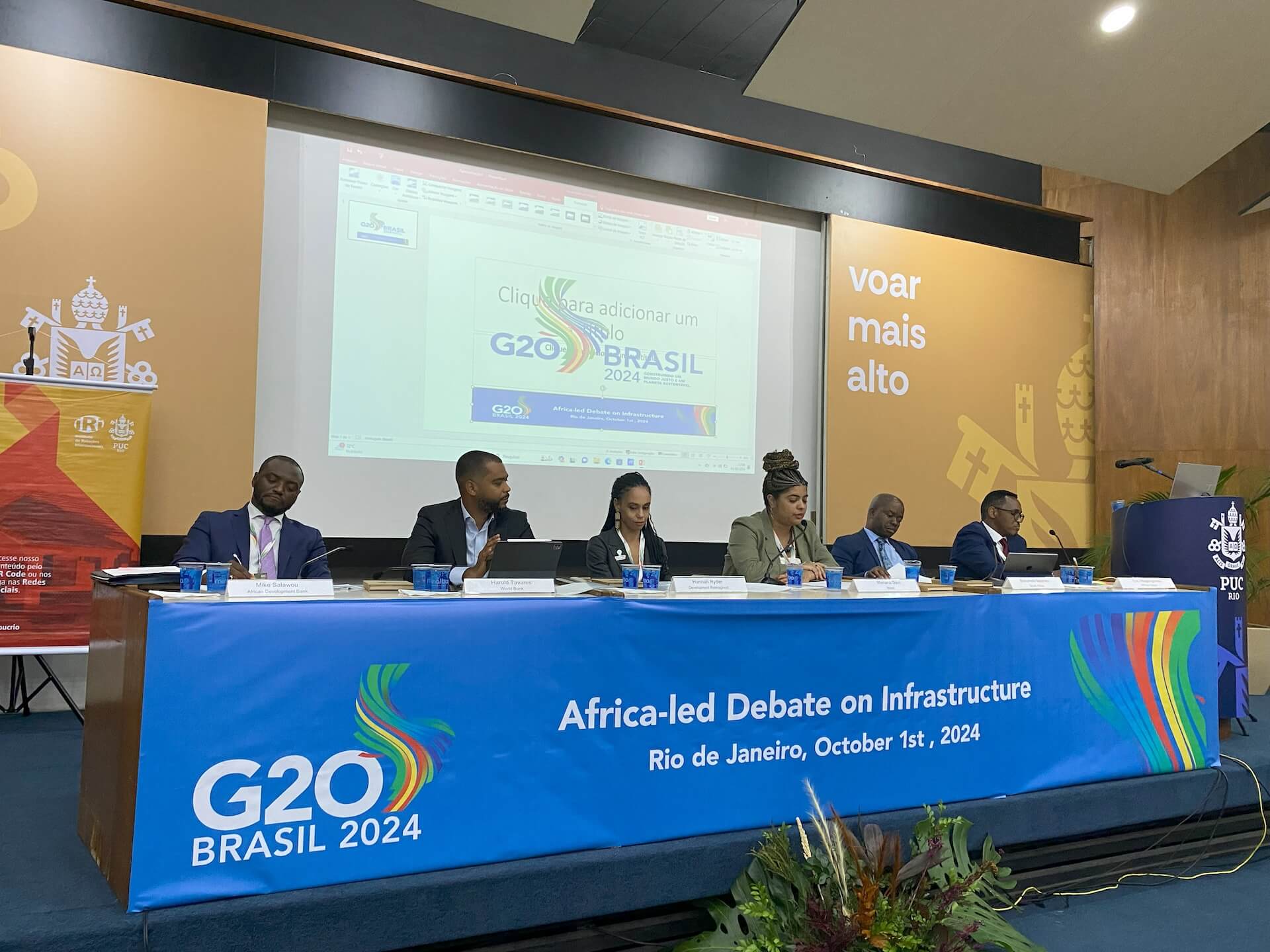 Especialistas discutem importância do investimento em infraestrutura para impulsionar o desenvolvimento da África | Foto: Site oficial do G20