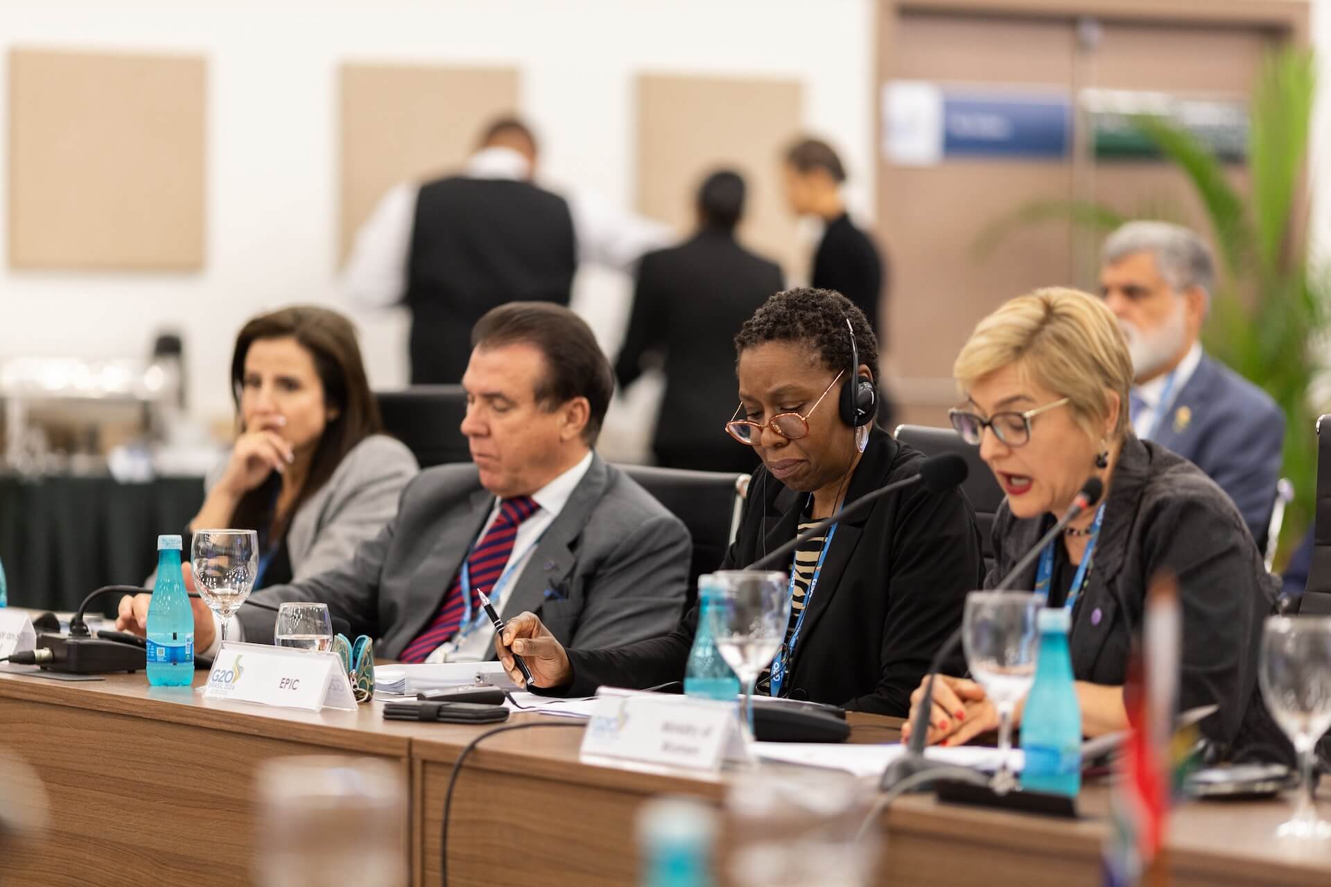 O evento é uma promoção da OIT, ONU Mulheres e OCDE. Foto: Audiovisual/G20