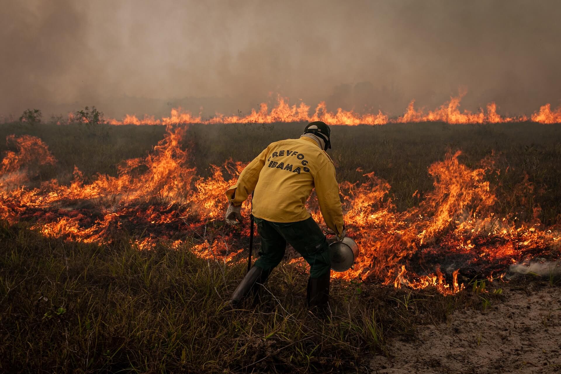 Brigadistas do Prevfogo/Ibama participam de operação conjunta para combater incêndios na Amazônia | Foto: Vinícius Mendonça/Ibama