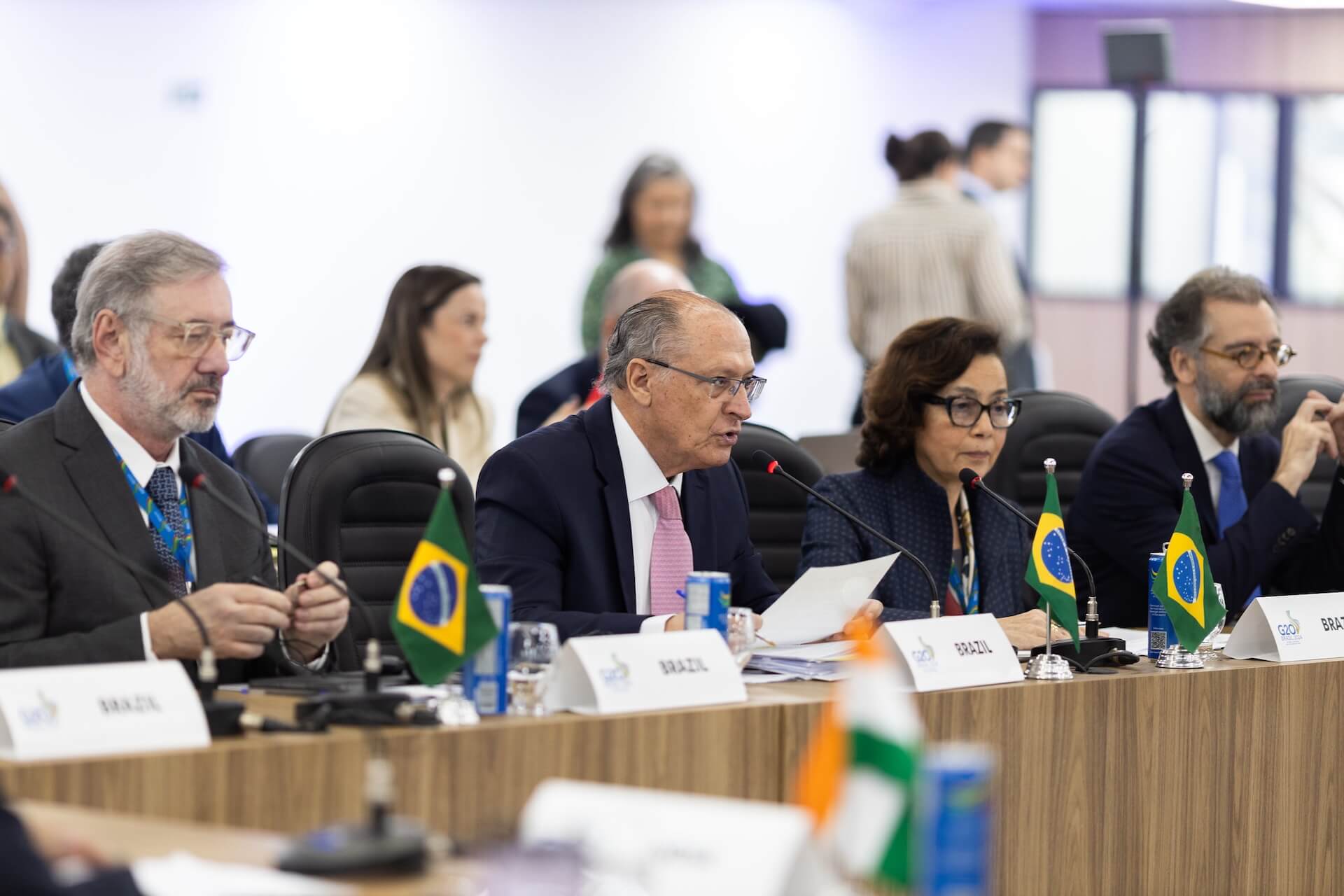Abertura da reunião Ministerial de Comércio e Investimento, em Brasília. Foto: Audiovisual/G20