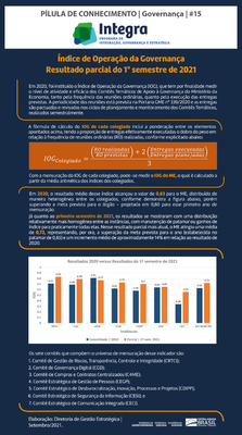 Pílula de Conhecimento #15 - Desempenho IOG 1º/2021