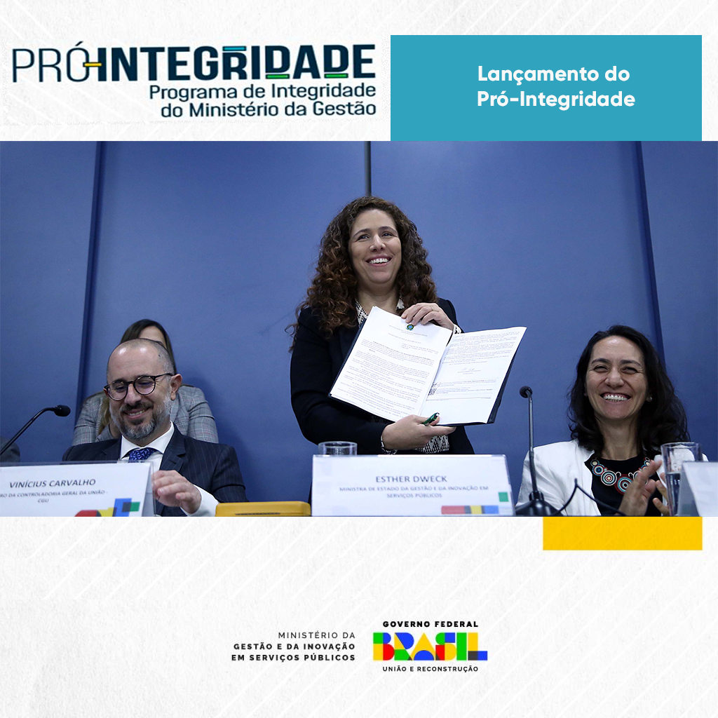 Lançamento do Programa Pró-Integridade 02.05.2023