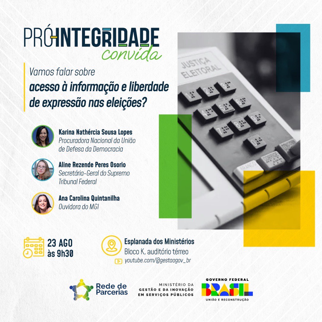 Vamos falar sobre Acesso à Informação e Liberdade de Expressão nas Eleições?