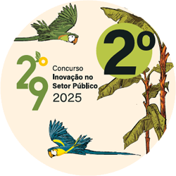 Selo 2º lugar 29º Prêmio de Inovação no Setor Público, promovido pela Enap,