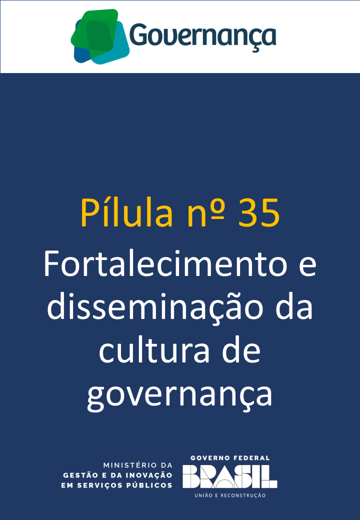 Fortalecimento e disseminação da cultura de governança
