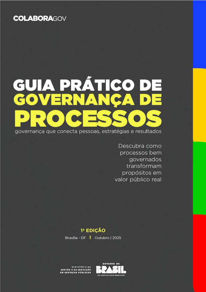 Imagem da capa do Guia Prático de Governança de Processos