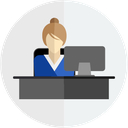 Ilustração para informações sobre o atendimento da Biblioteca