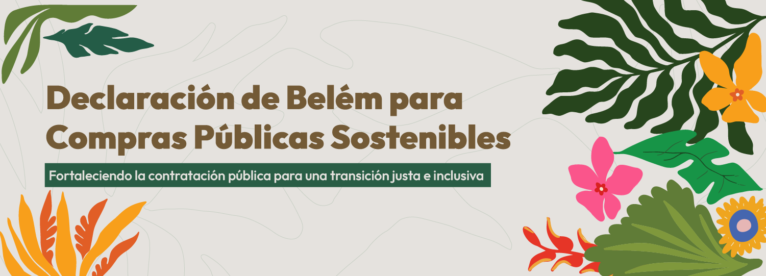bandera - Declaración de Belém para compras públicas sostenibles