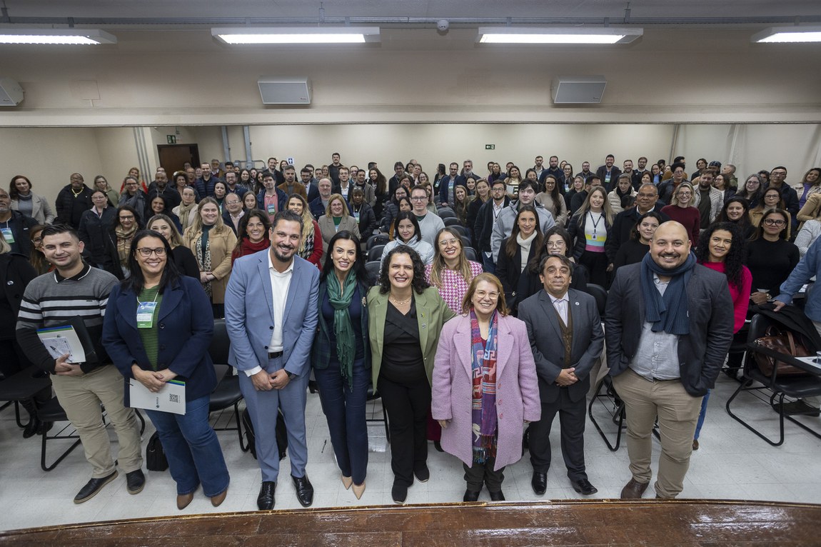Equipe e público do ENCP - Oficina Sul