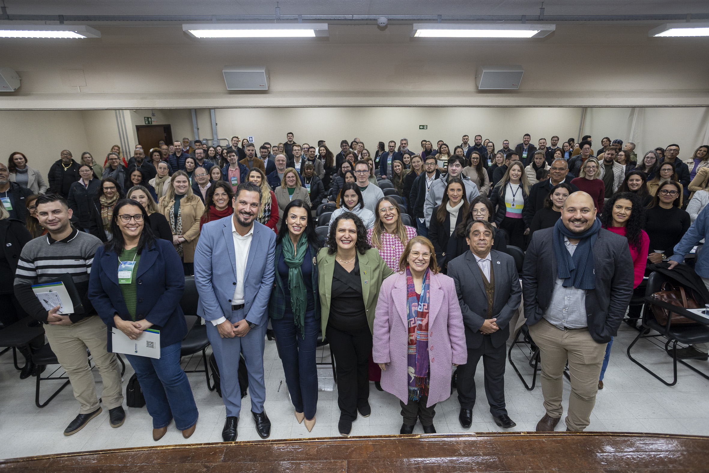 Equipe e público do ENCP - Oficina Sul