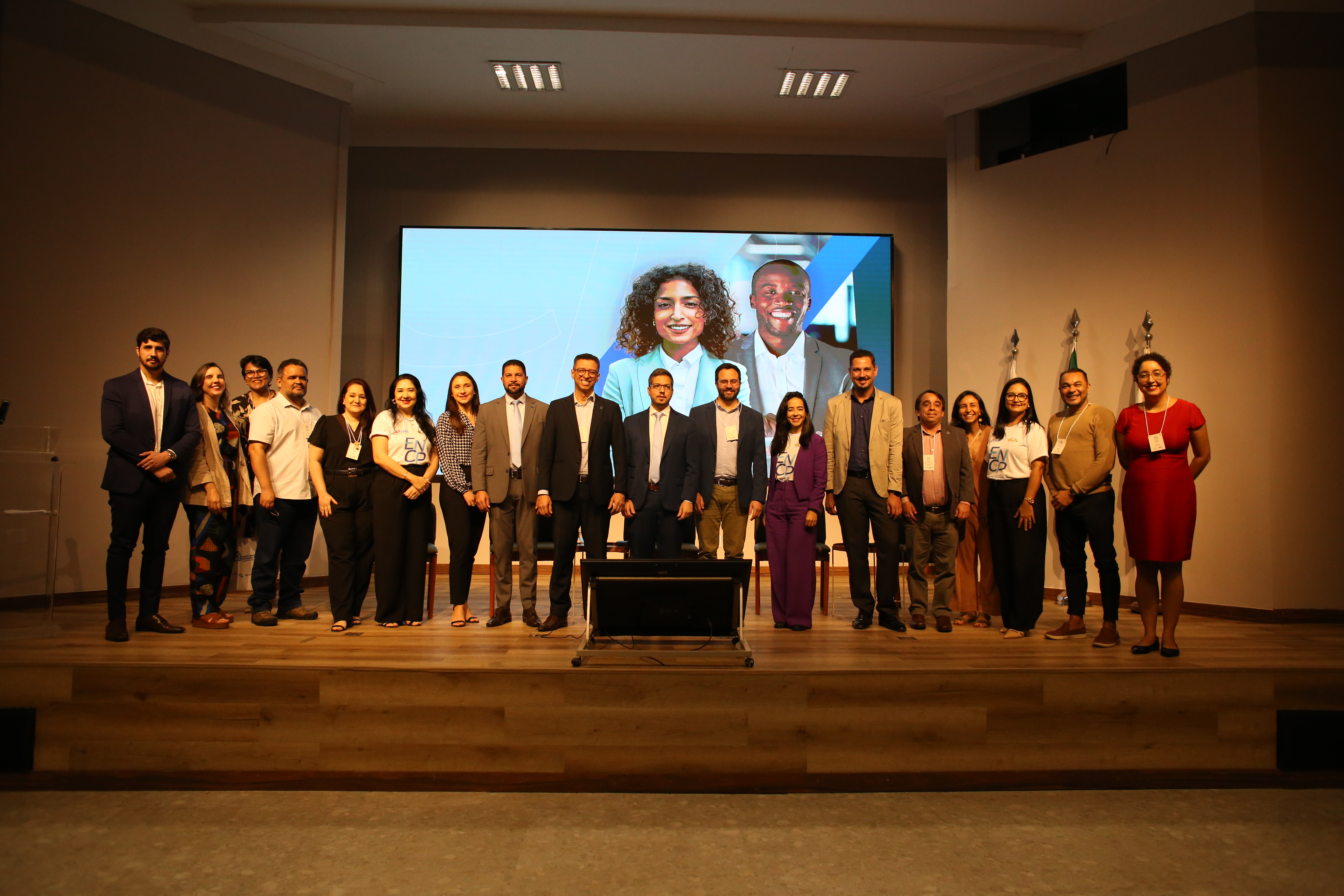 Equipe e público do ENCP - Oficina Norte