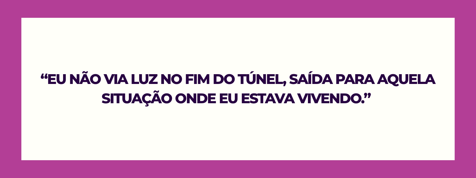 A ausência de renda e de oportunidades também impacta diretamente a saúde mental e a capacidade de romper ciclos de violência.