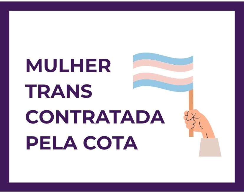 Contratada pela cota do Decreto 11.430/23, trabalhadora destaca acolhimento, respeito à identidade e mudanças concretas após um ano de vínculo formal