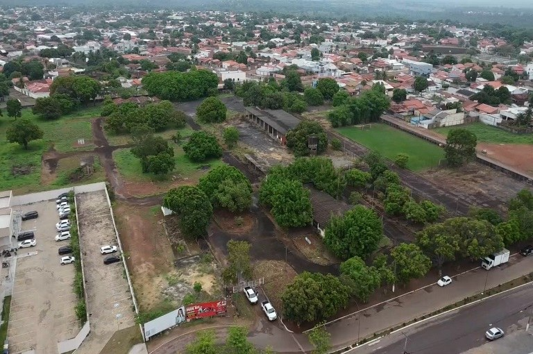 imagem de cima de do campus da IFTO em Paraíso do Tocantins