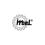 Logo sobre fundo claro com símbolo e texto em preto. No centro, há um engrenagem circular com contorno fino, representando um elemento mecânico. Dentro da engrenagem, aparece a sigla “Hbel” em letras estilizadas, levemente inclinadas, em tom escuro, criando contraste com o fundo. O conjunto sugere uma identidade ligada à engenharia ou indústria, com visual simples e técnico.