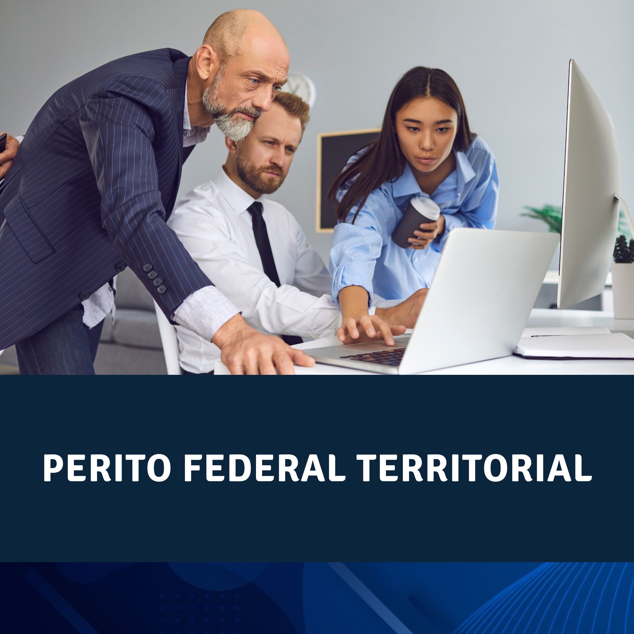 Banner escrito Perito Federal Territorial