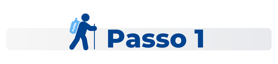 Banner com bonequinho em trilha - passo 1