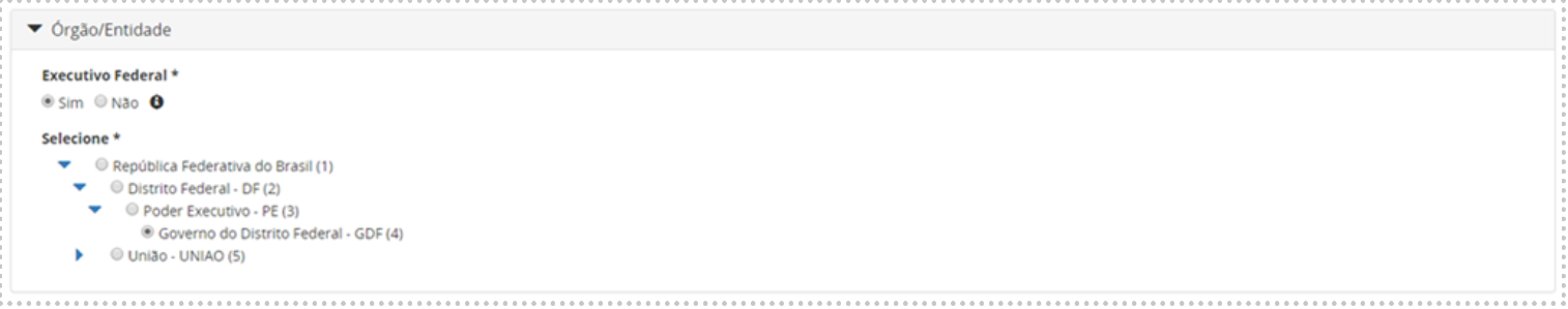 Tela de acesso do portal do Tramita - acesso dos órgãos