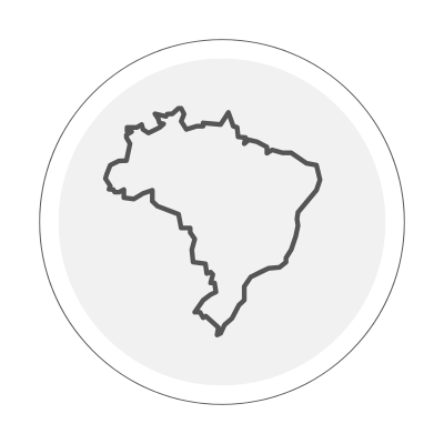 ìcone com mapa do Brasil