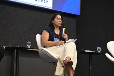 Coordenadora da unid. de projetos do São Paulo mais Digital, Otília Carla dos santos.JPG