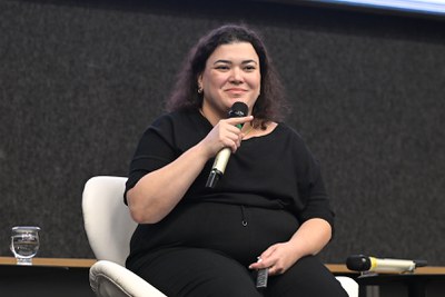 Líder do projeto SEI Cidades governo de SP, Aline Ribeiro Farias.JPG