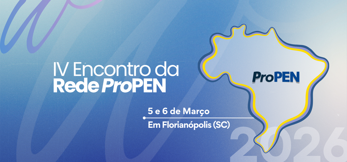Banner do IV encontro da rede propen (2026)