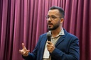 Pedro Moreira - mediador da palestra sobre IA aplicada ao SEI.JPG