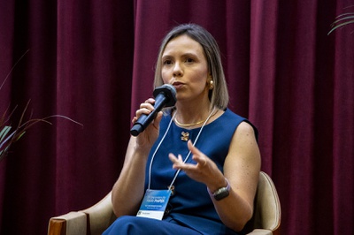 Priscila Cabral, diretora de informações, servicos e sistemas de gestao do MGI..JPG