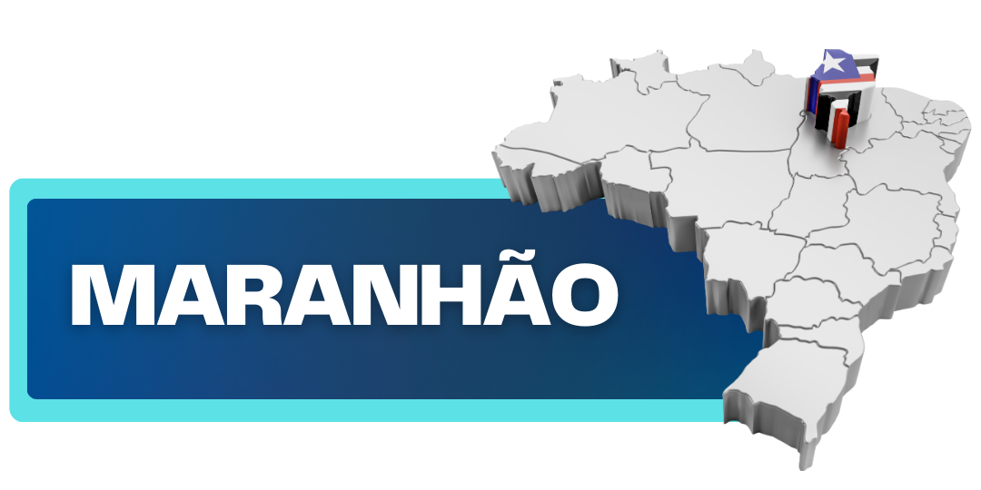 banner com mapa do maranhão para a página com contatos do estado