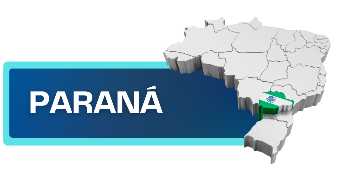 Botão para a página com contatos do Governo do Paraná