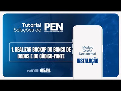 1. Realizar backup do banco de dados e do código-fonte | Instalação Módulo Gestão Documental SEI