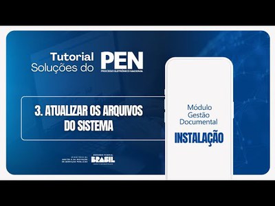 3. Atualizar os arquivos do sistema | Instalação do Módulo Gestão Documental SEI