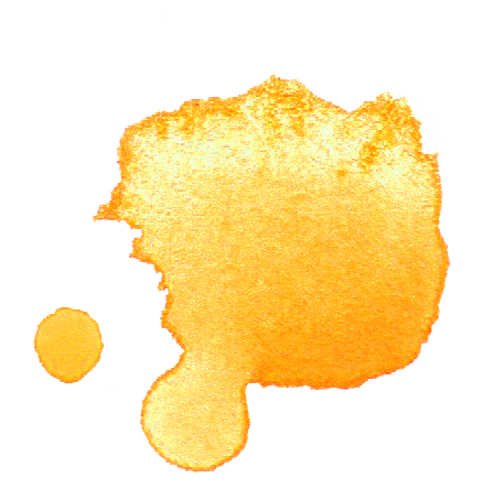 Ilustração de respingo de aquarela amarelo