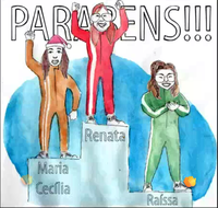 7a. Reunião Geral CINCONECTE - Imagem Podium vencedores Mentimeter