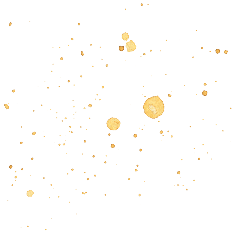 Ilustração de respingos de aquarela amarelo