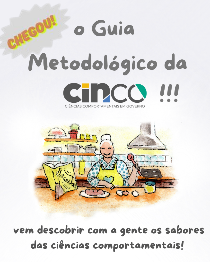 Banner de lançamento do Guia Metodológico da CINCO