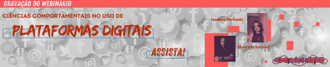 Banner convite para assistir à gravação do Webinario Plataformas Digitais da Rede Cinconecte