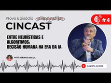 Neste episódio do CINCAST, a professora Adriana Sbicca (UFPR / Rede CINCONECTE) conversa com Gabriel Inchausti, economista e mestre em Ciências Comportamentais pela LSE.
Na entrevista, Gabriel conta sua trajetória do mundo corporativo até a pesquisa em comportamento humano e como a economia comportamental transformou sua forma de entender decisões — tanto nas organizações quanto na vida cotidiana.
Ao longo da conversa, discutimos temas como o papel da autocrítica no aprendizado, o chamado “lado animal” das escolhas humanas e a importância de ensinar como forma de consolidar conhecimento. Gabriel também reflete sobre como insights comportamentais ajudam a compreender decisões em educação, tecnologia e estratégia organizacional.
No final, a conversa avança para um tema inevitável: como a chegada das inteligências artificiais pode transformar — ou desafiar — a forma como tomamos decisões.
(Mar 11, 2026)