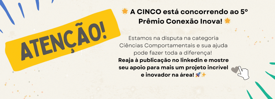 CINCO no Prêmio Conexão Inova