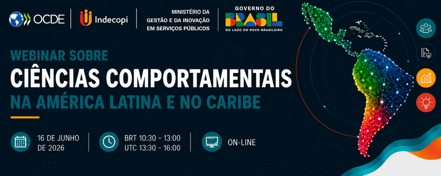 Banner do Webinário Ciências Comportamentais na América Latina e no Caribe