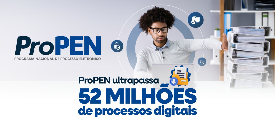 Iniciativa do MGI em parceria com estados e municípios ultrapassa 52 milhões de processos digitais gerados