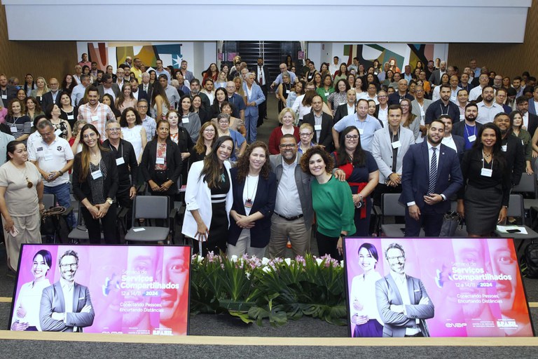 Ministra Esther Dweck participa da abertura da Semana de Serviços Compartilhados ColaboraGOV, em Brasília. Foto: Adalberto Marques/MGI