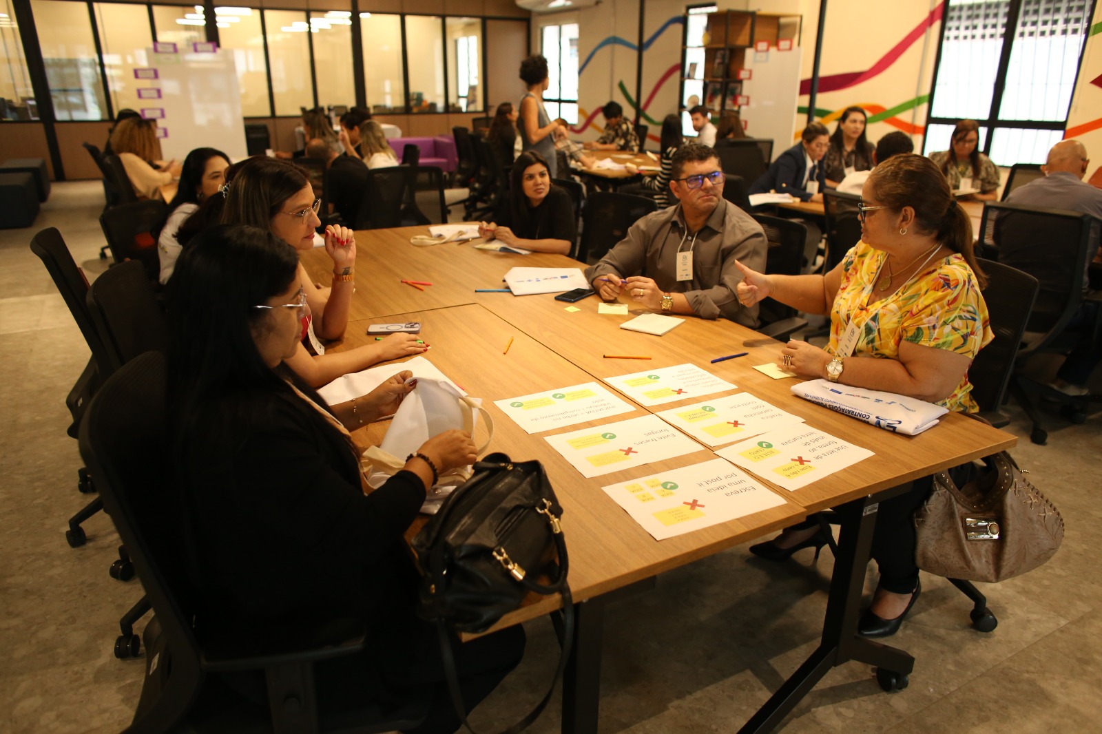 Participantes da oficina da região Norte discutem temas relacionados à construção da ENCP Crédito: Raimundo Paccó