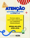 Portaria define regras de alocação de carreiras transversais