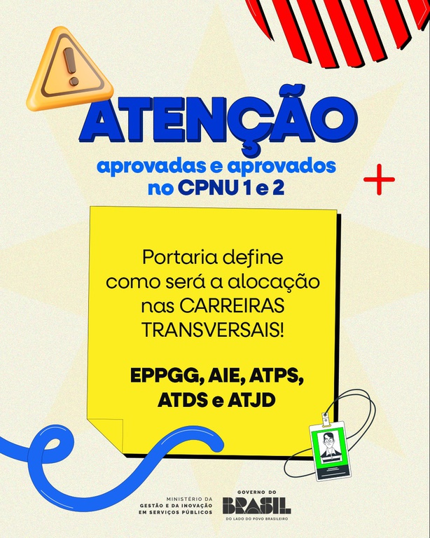 Portaria define regras de alocação de carreiras transversais