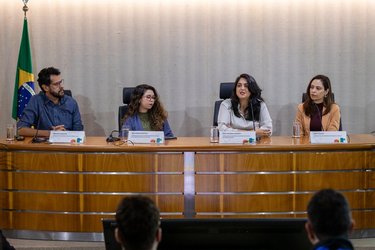 Evento promovido pelo MGI reuniu especialistas para discutir prevenção ao assédio, equidade de gênero e o papel dos homens na promoção de ambientes de trabalho mais respeitosos. Crédito: Washington Costa