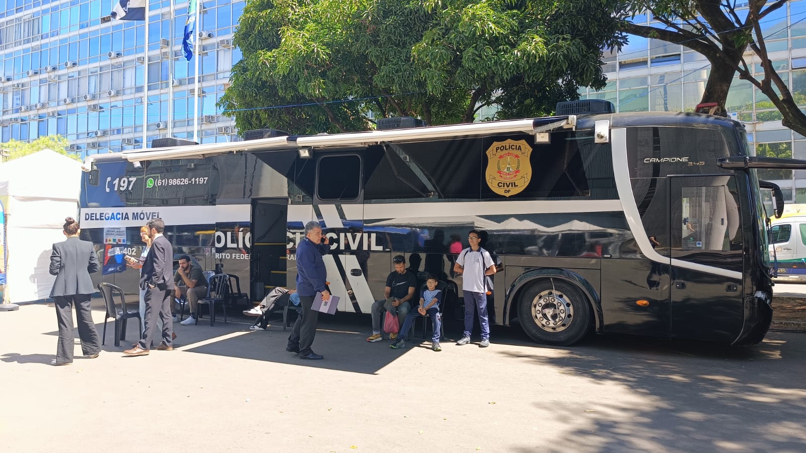 Emissão da nova CIN conta com o apoio da Polícia Civil do DF. Foto: Brenda Marques